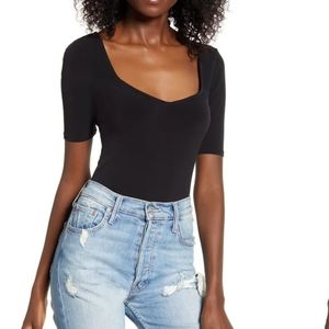 Leith sweetheart neck bodysuit